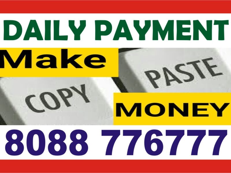 Work at ome based jobs | Work daily earn daily | 1211 | Copy paste work